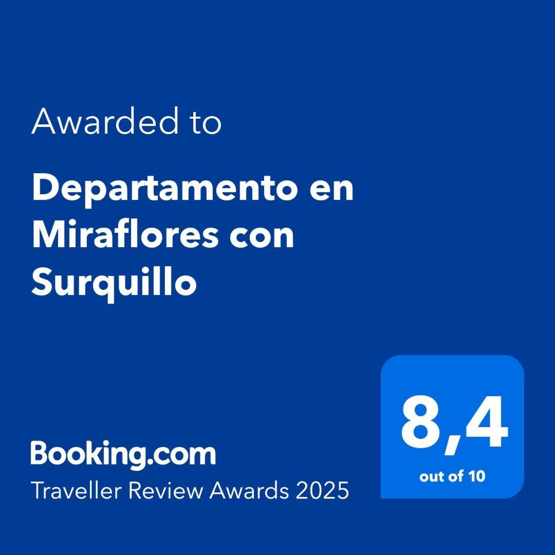 Departamento En Miraflores Con Surquillo Λίμα Εξωτερικό φωτογραφία